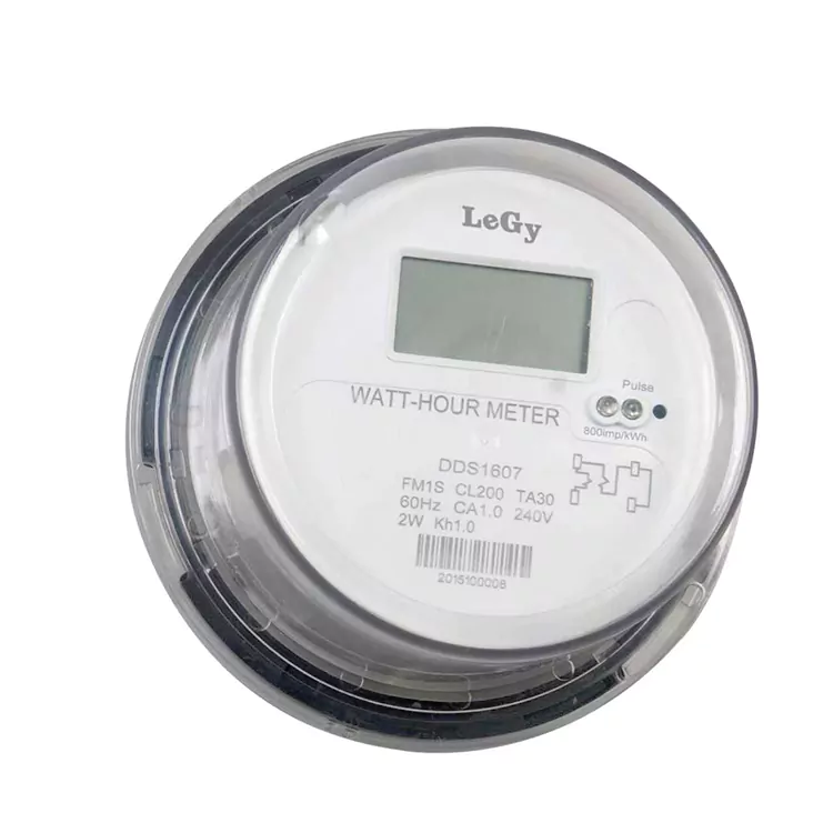 Jednofázový elektromer so zásuvkou ANSI