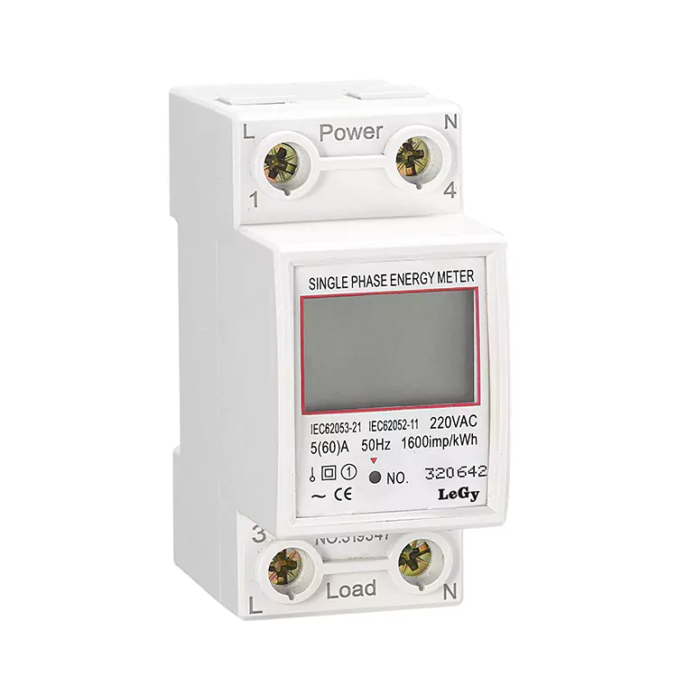 Základný elektromer na DIN lištu