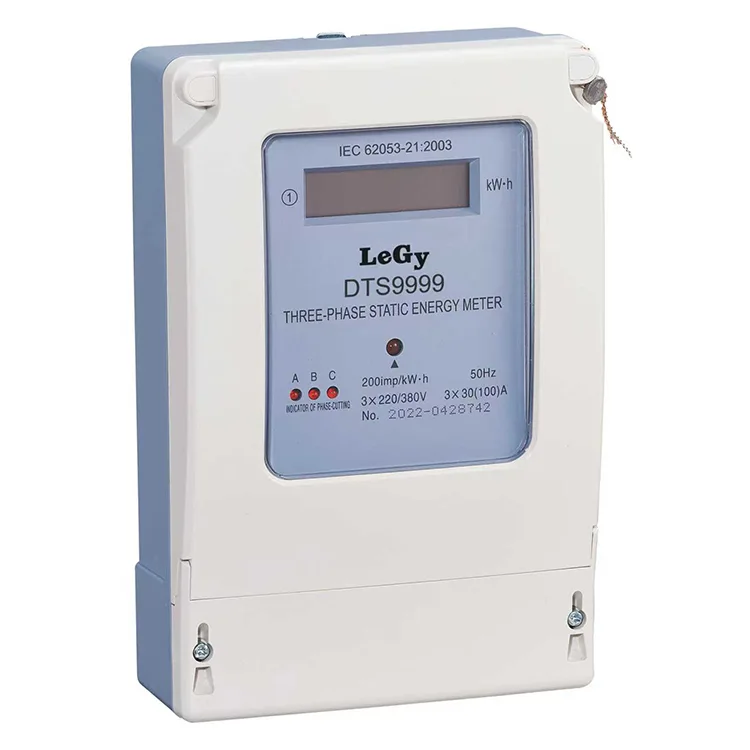 Trojfázový elektronický merač energie kWh